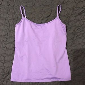 lavender spaghetti strap top
